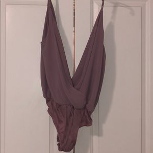 Purple bodysuit